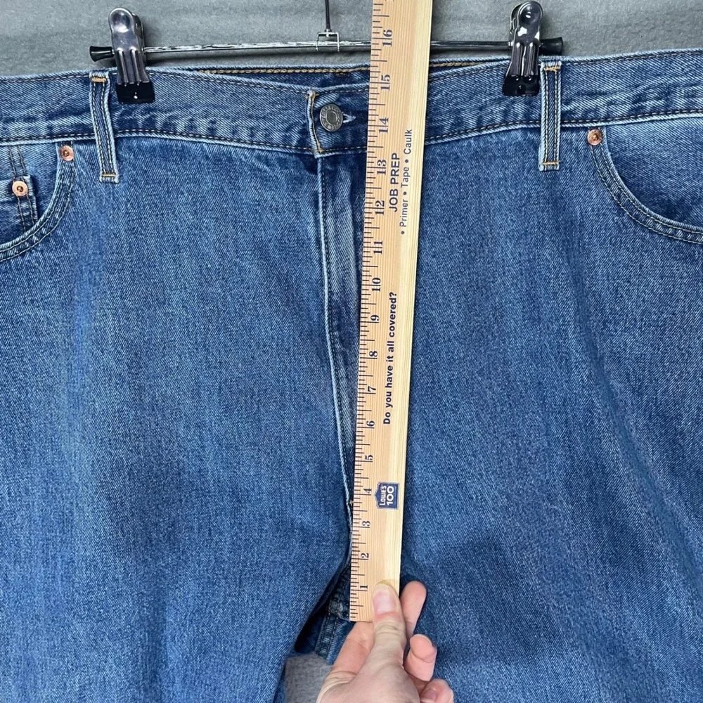 Levis 550 Relaxed‎ Fit Jeans Mens 52x30 Blue Denim Straight Leg